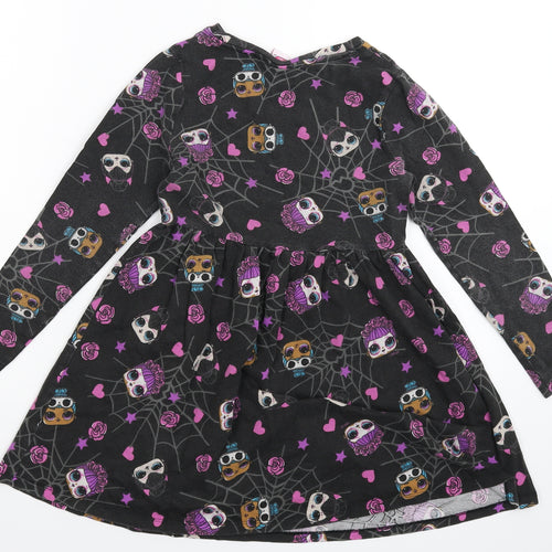 Matalan Girls Black   Fit & Flare  Size 8-9 Years