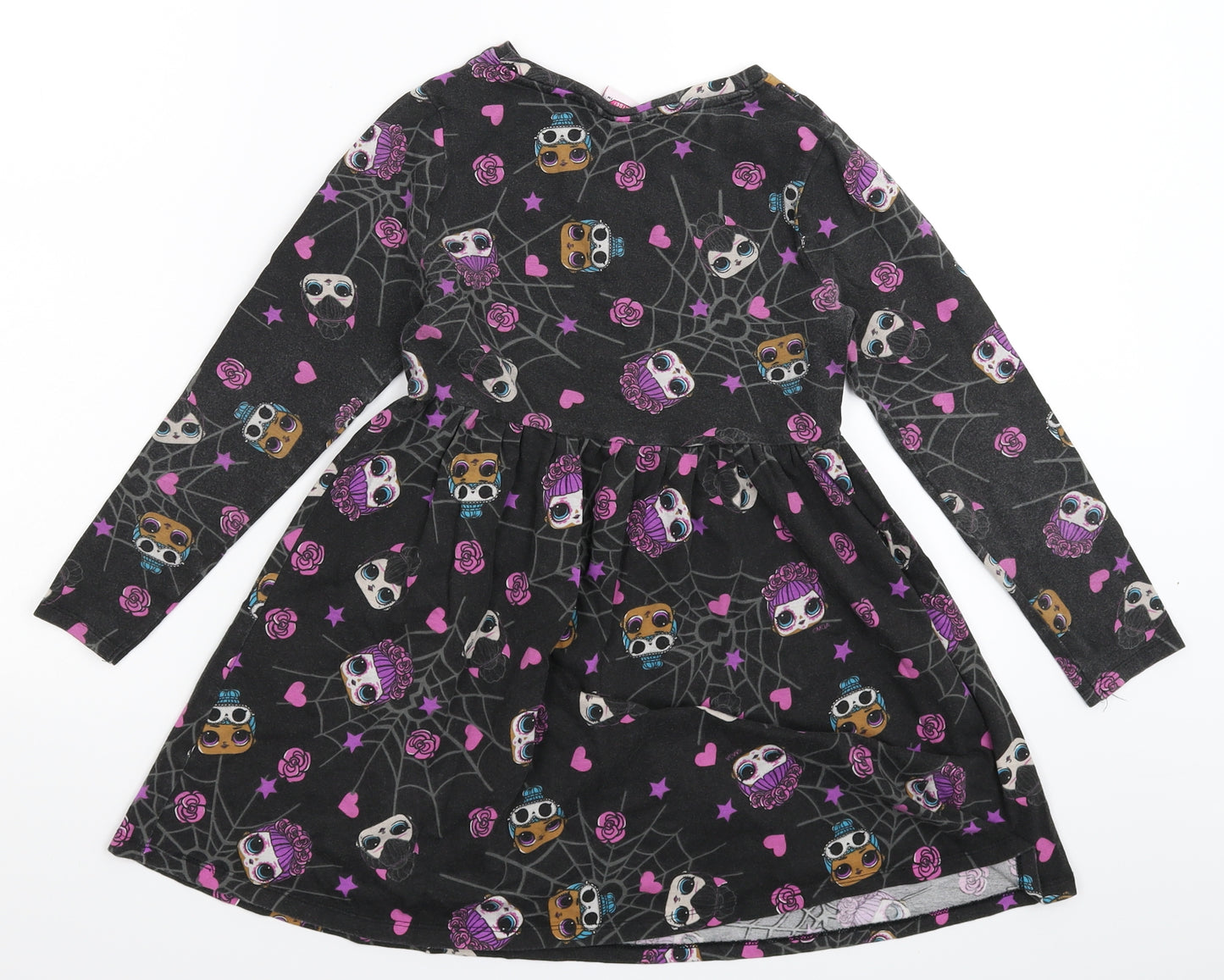 Matalan Girls Black   Fit & Flare  Size 8-9 Years