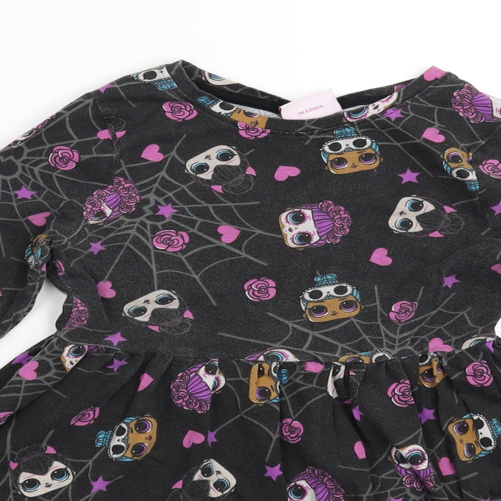 Matalan Girls Black   Fit & Flare  Size 8-9 Years