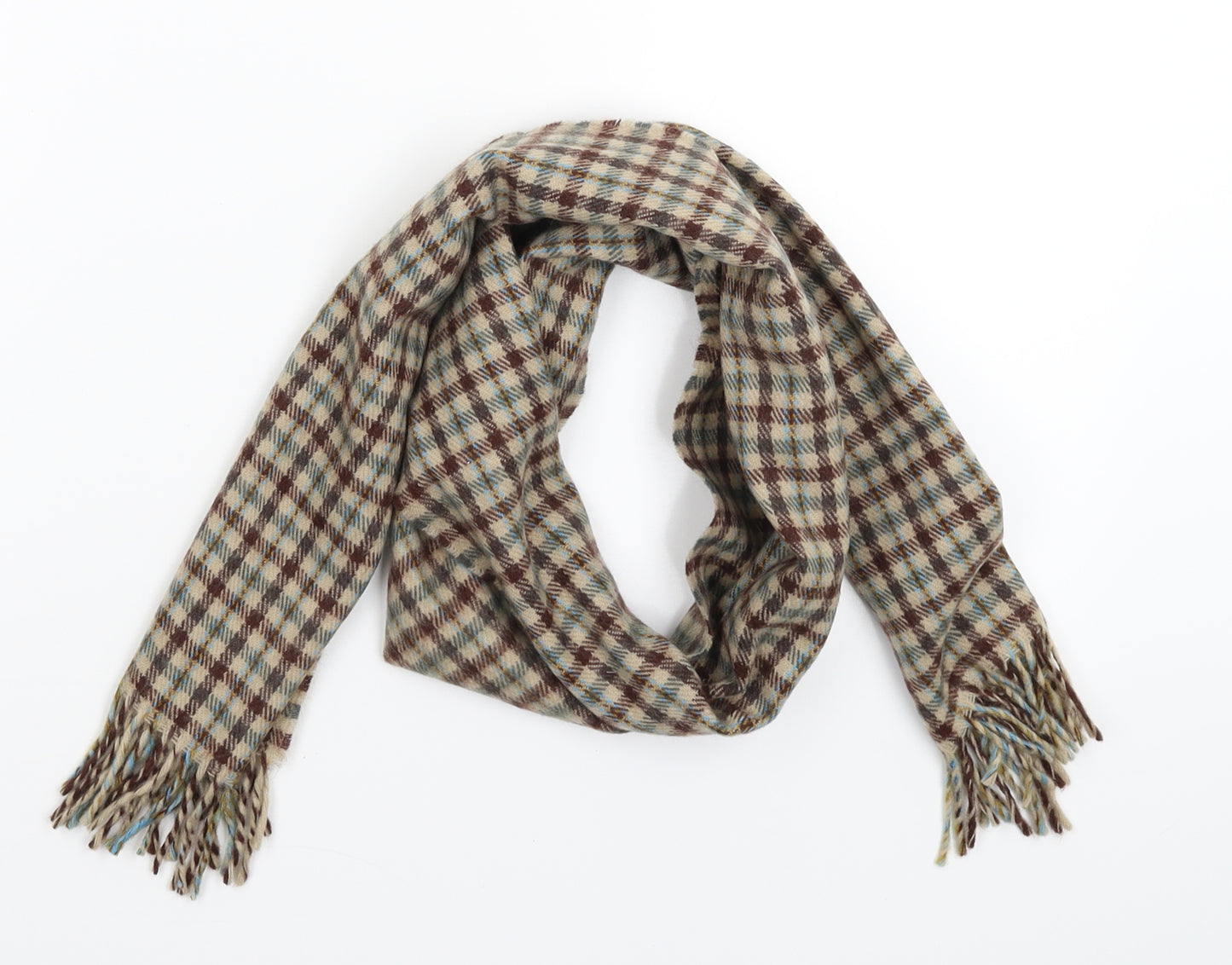 Preworm Mens Grey Geometric Knit Scarf  One Size