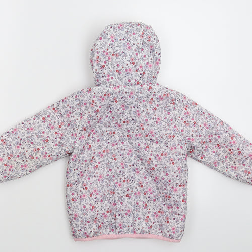 George Girls White Floral  Jacket  Size 2-3 Years