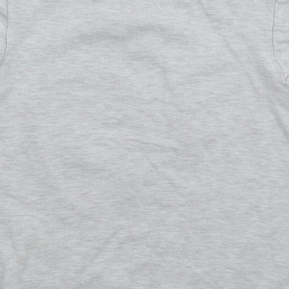 George Girls Grey   Basic T-Shirt Size 5-6 Years