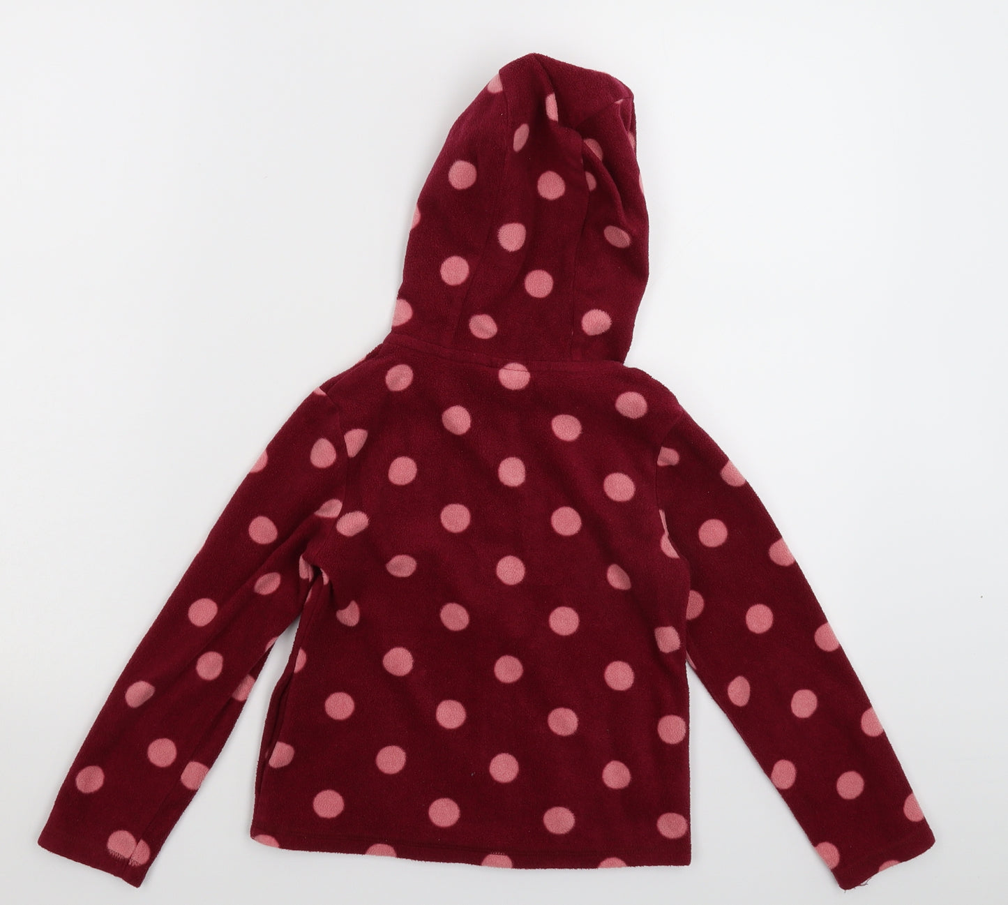 Harper Girls Pink Polka Dot Fleece Jacket  Size 4-5 Years