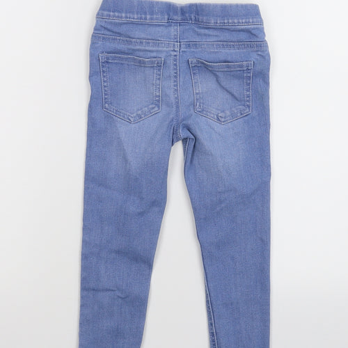 Denim & Co. Girls Blue  Denim Jegging Jeans Size 3-4 Years