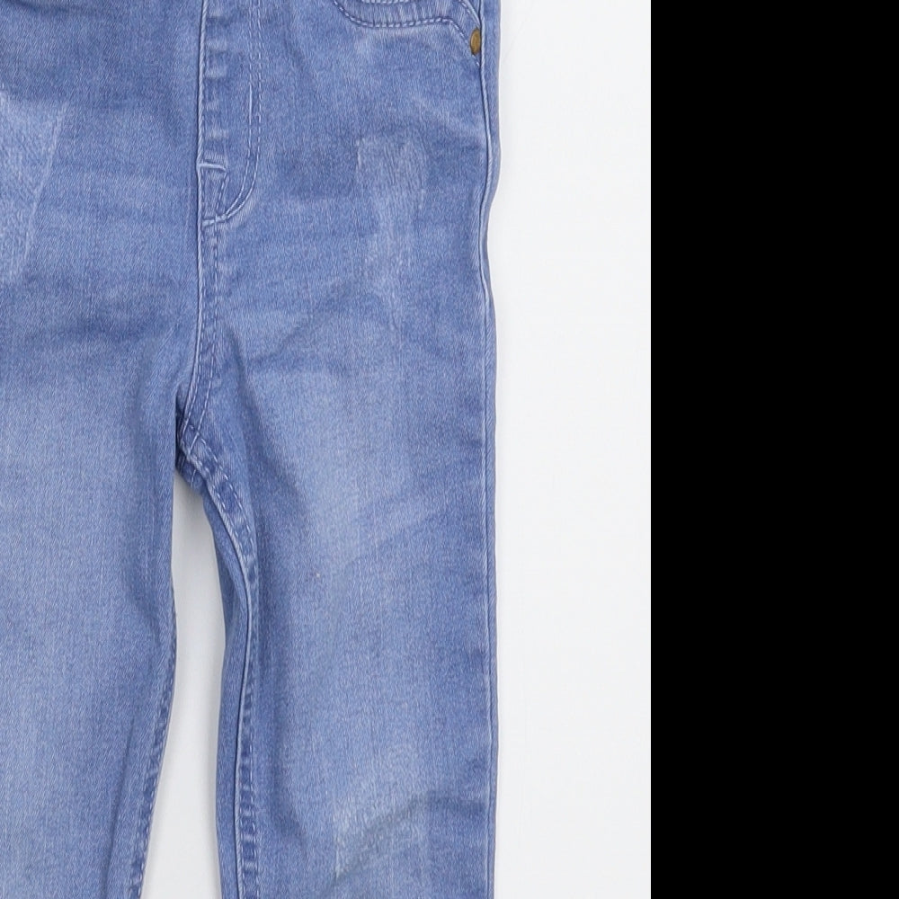Denim & Co. Girls Blue  Denim Jegging Jeans Size 3-4 Years