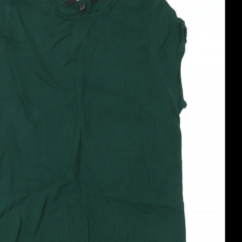 Vera Moda Womens Green   Basic Blouse Size 6