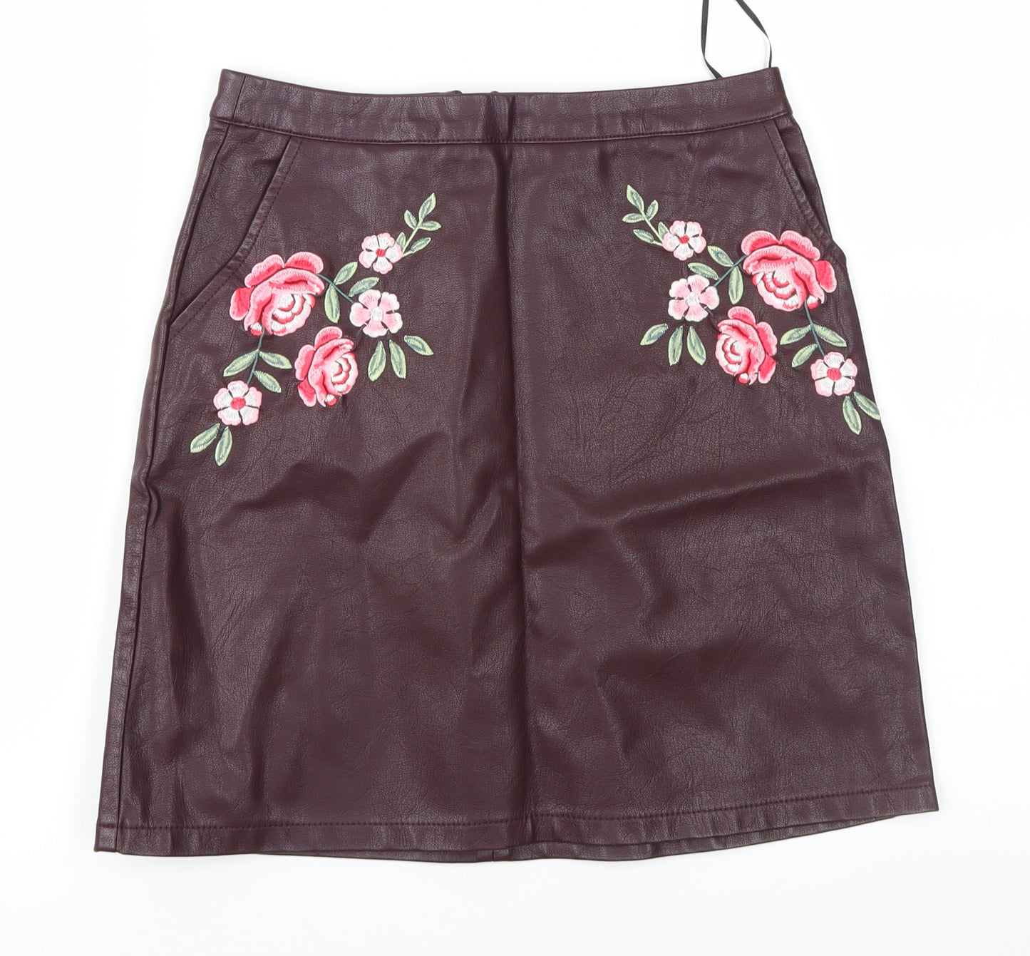 New Look Womens Purple   A-Line Skirt Size 6