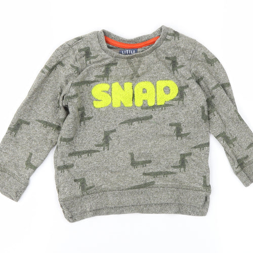 Mothercare Boys Green Geometric  Basic Casual Size 18-24 Months