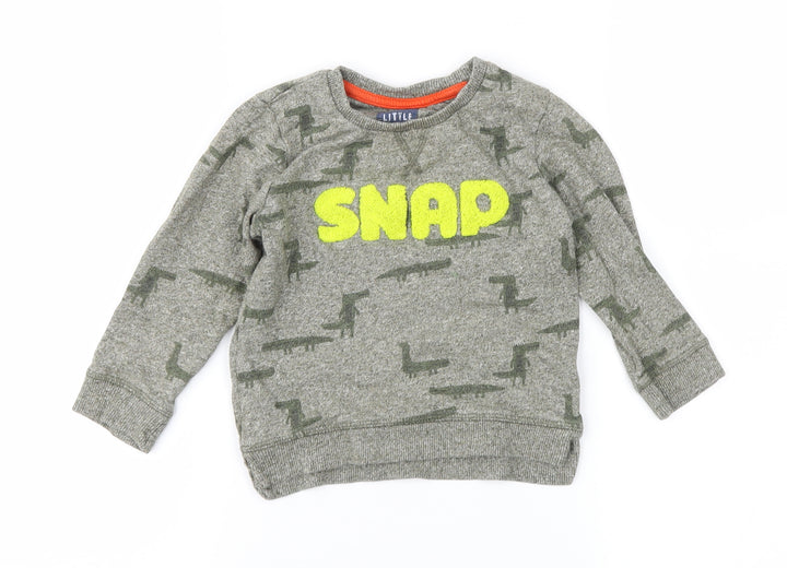 Mothercare Boys Green Geometric Basic Casual Size 18-24 Months
