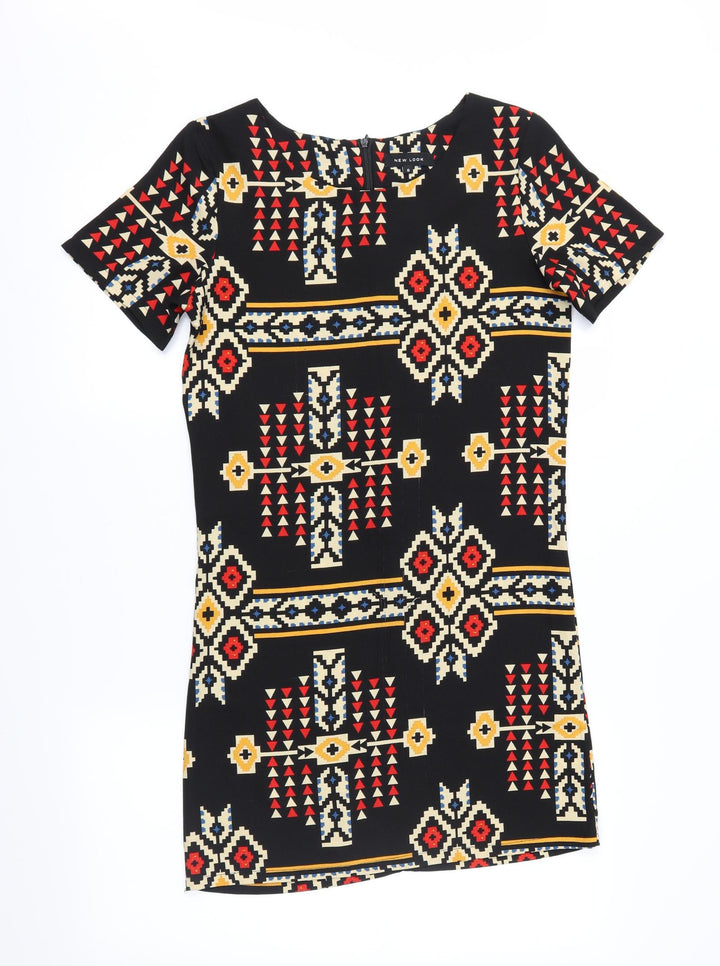 New Look Womens Multicoloured Geometric  Shift  Size 6
