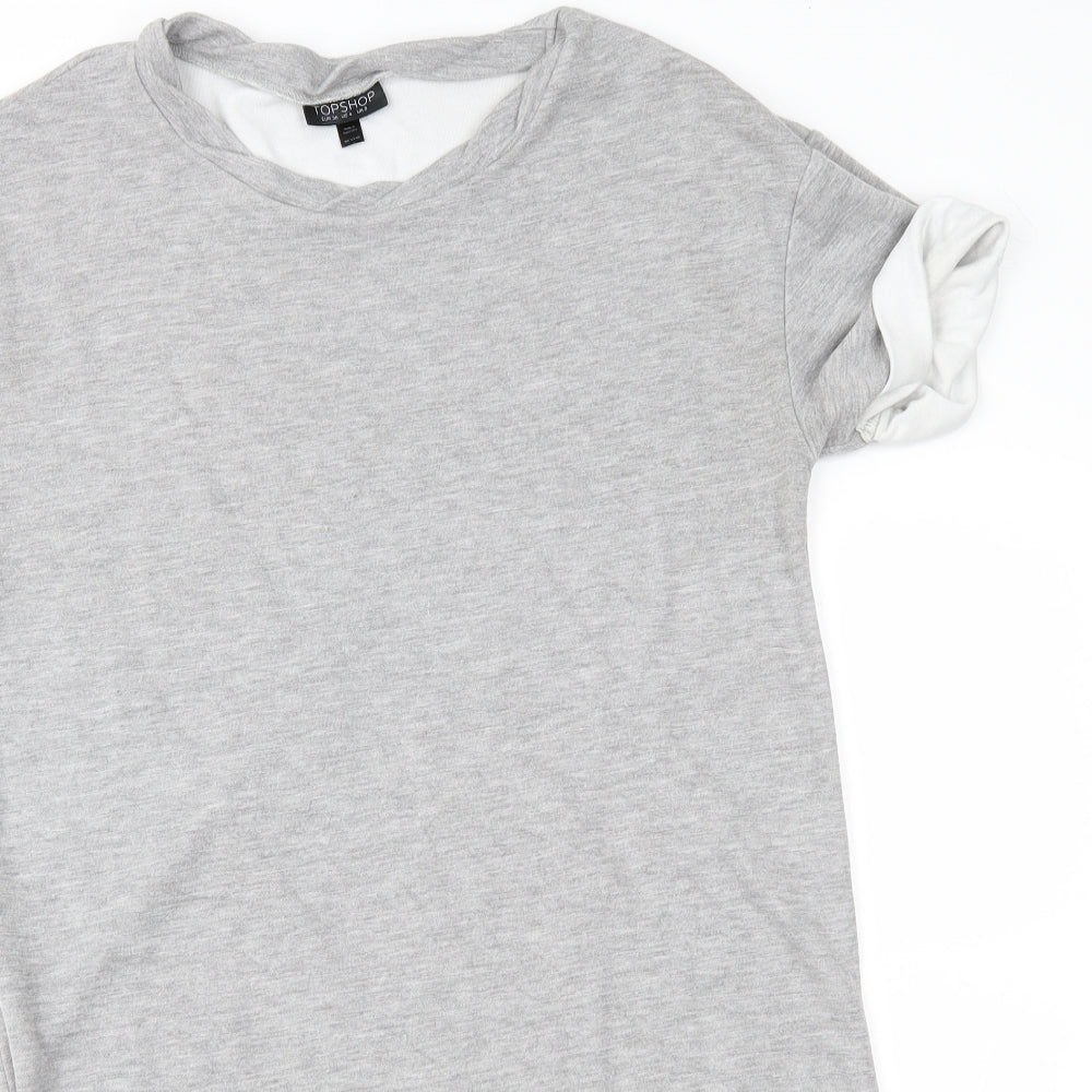 Topshop Womens Grey    Nightshirt Size 8
