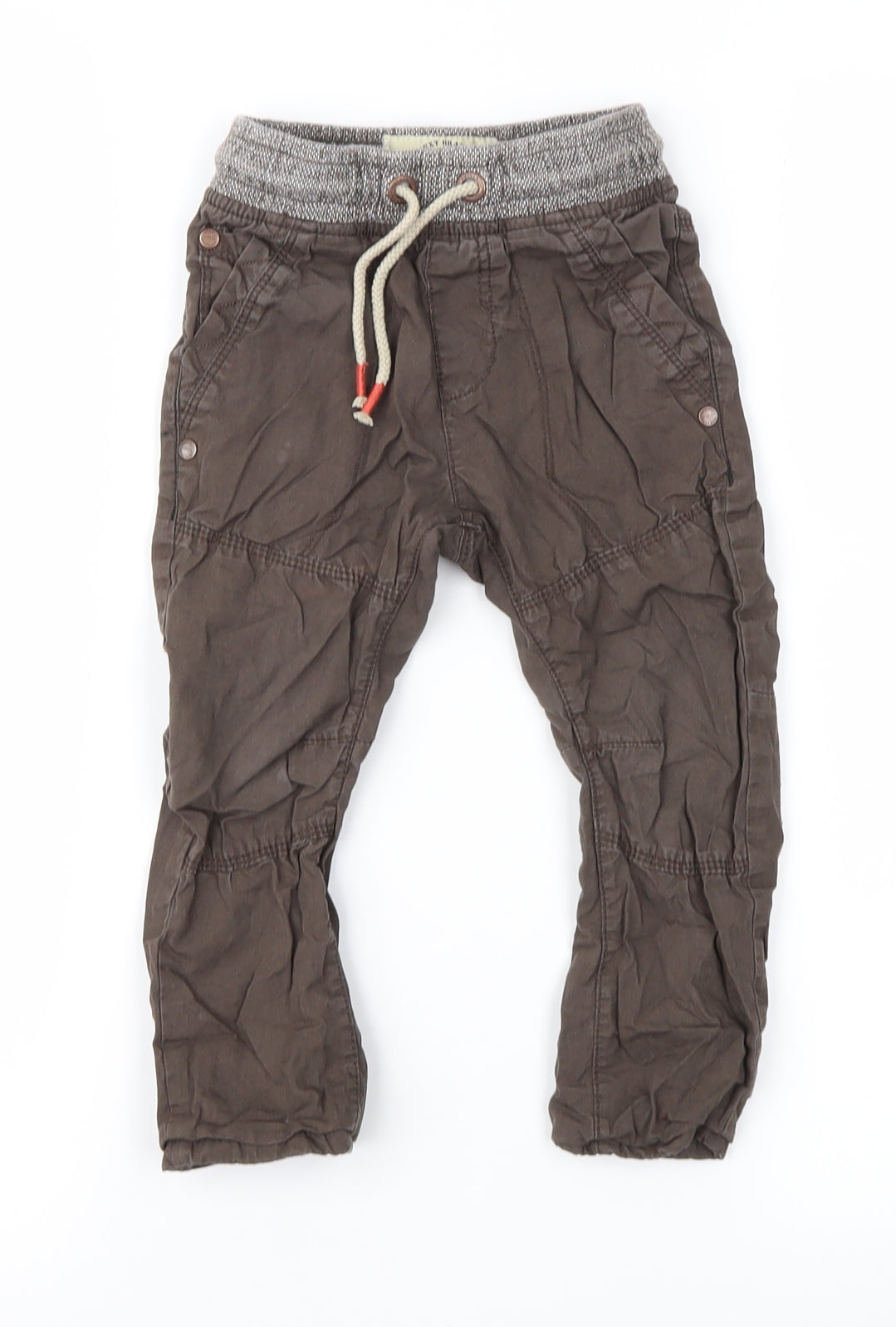 NEXT Boys Brown   Cargo Trousers Size 18-24 Months