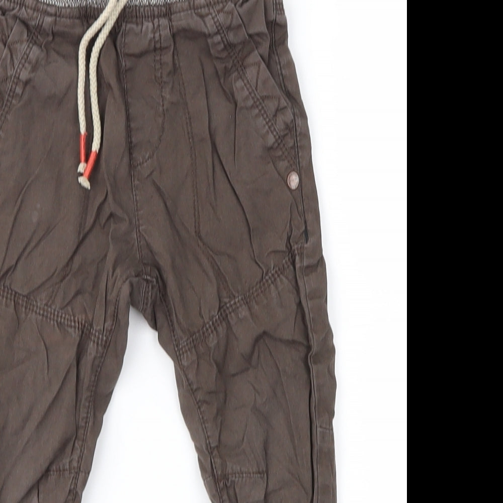 NEXT Boys Brown   Cargo Trousers Size 18-24 Months