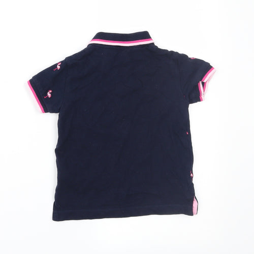 NEXT Boys Blue Geometric  Basic Polo Size 18-24 Months