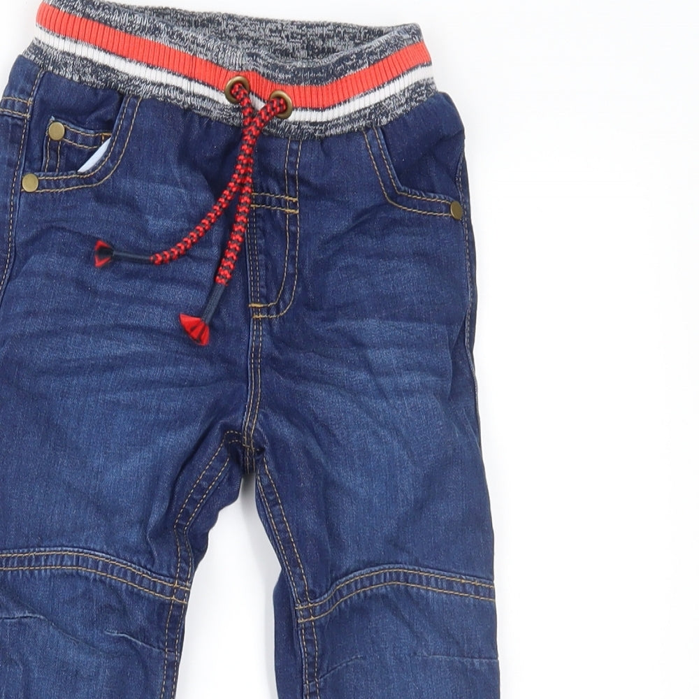 George Boys Blue  Denim Snow Pants Jeans Size 18-24 Months
