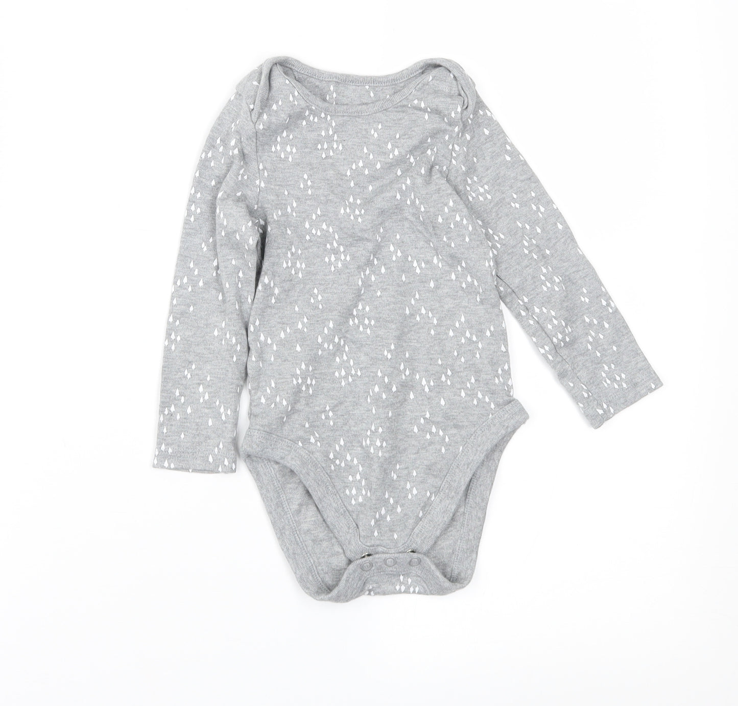 Marks and Spencer Baby Grey Geometric  Basic T-Shirt Size 18-24 Months