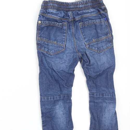 NEXT Boys Blue  Denim Cargo Jeans Size 18-24 Months