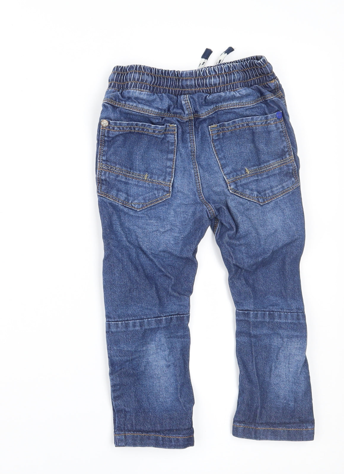 NEXT Boys Blue  Denim Cargo Jeans Size 18-24 Months
