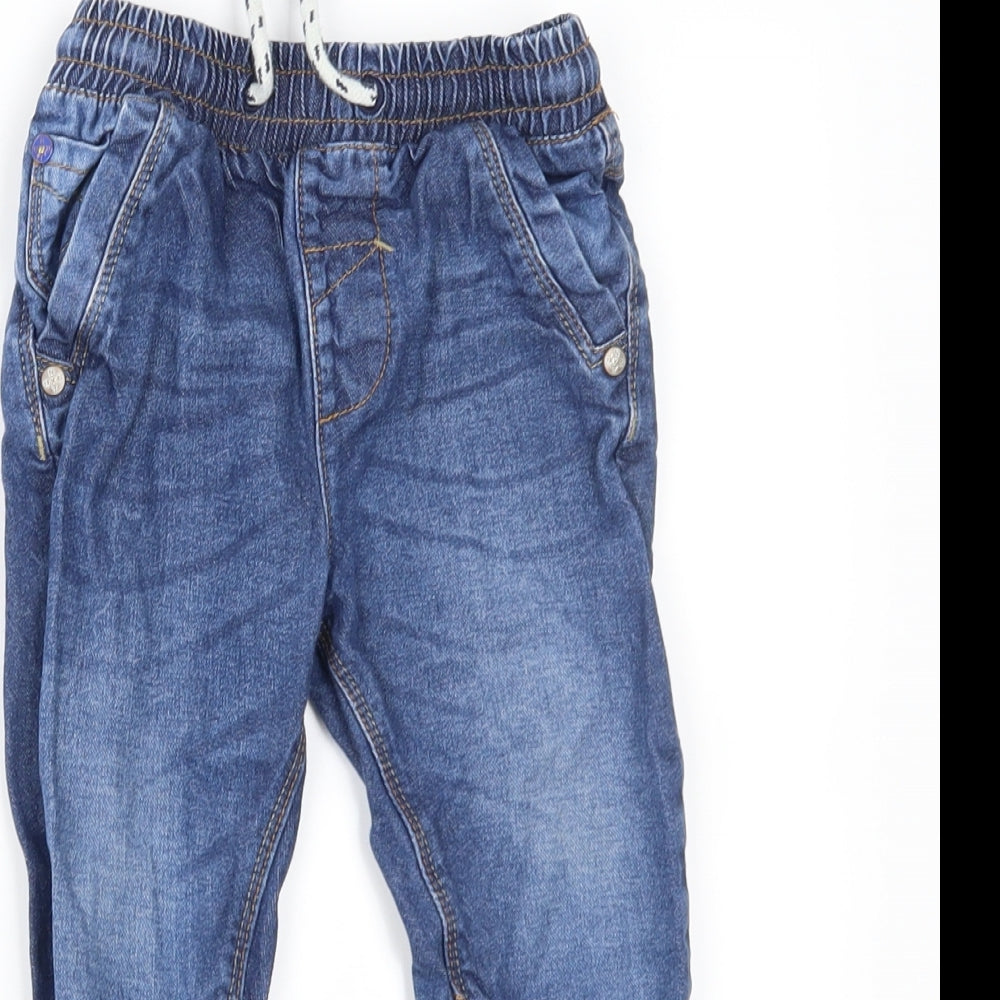 NEXT Boys Blue  Denim Cargo Jeans Size 18-24 Months