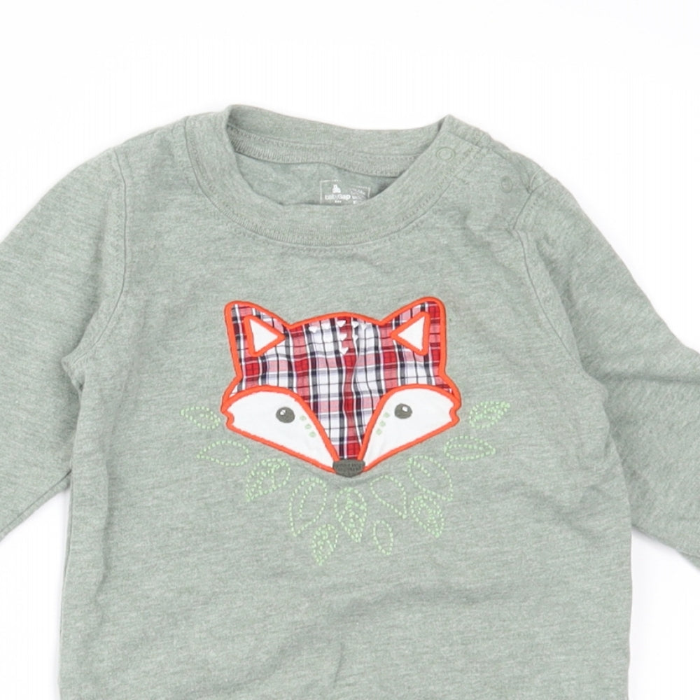 Gap Baby Green   Basic T-Shirt Size 18-24 Months