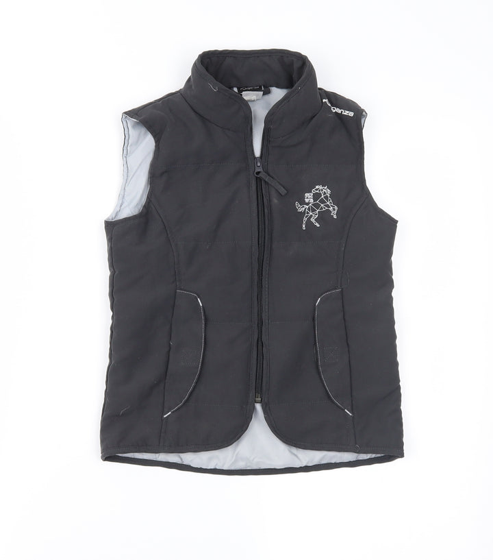 DECATHLON Girls Grey Gilet Waistcoat Size 6 Years