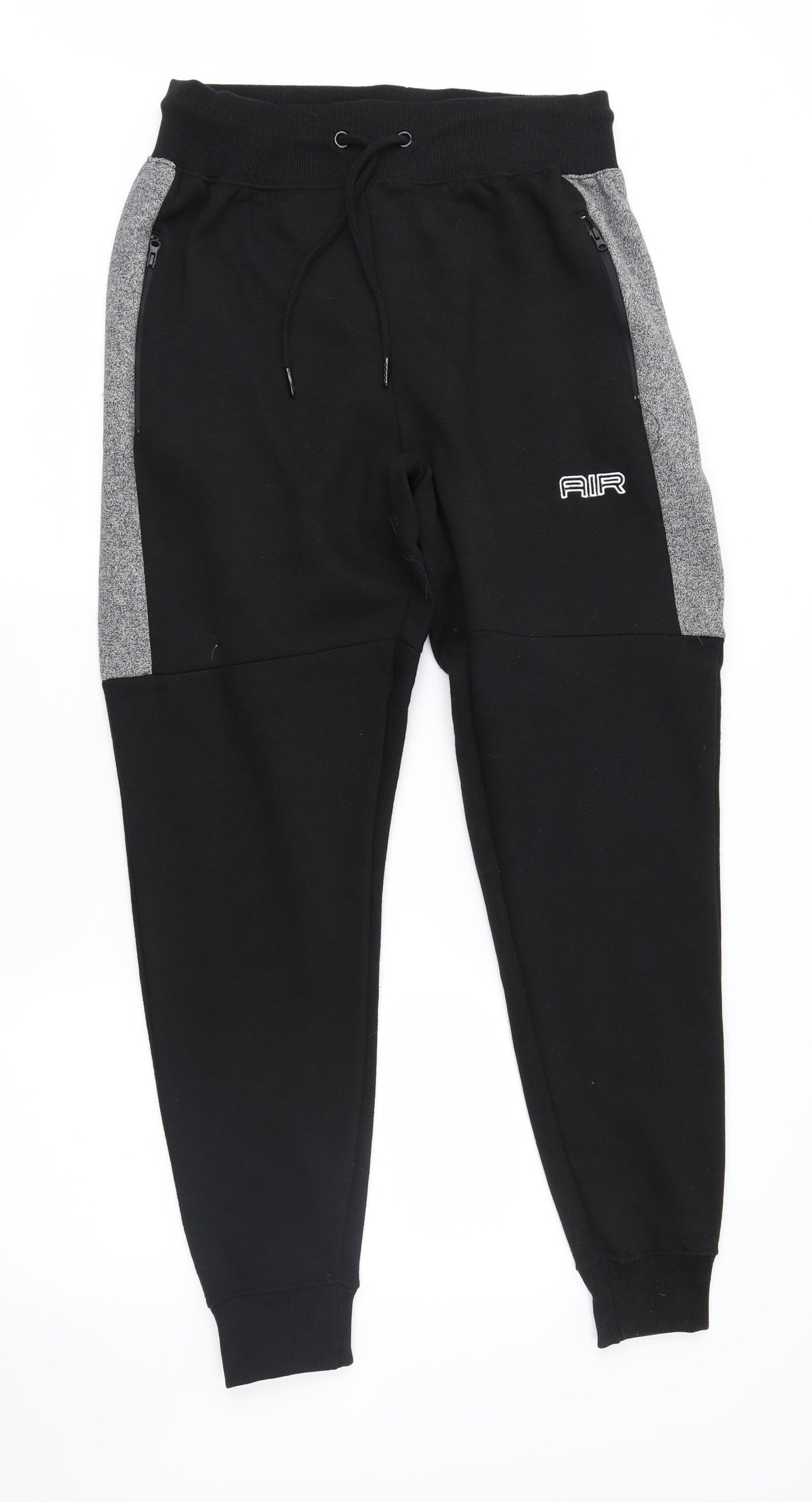 Air Mens Black   Jogger Trousers Size M L30 in