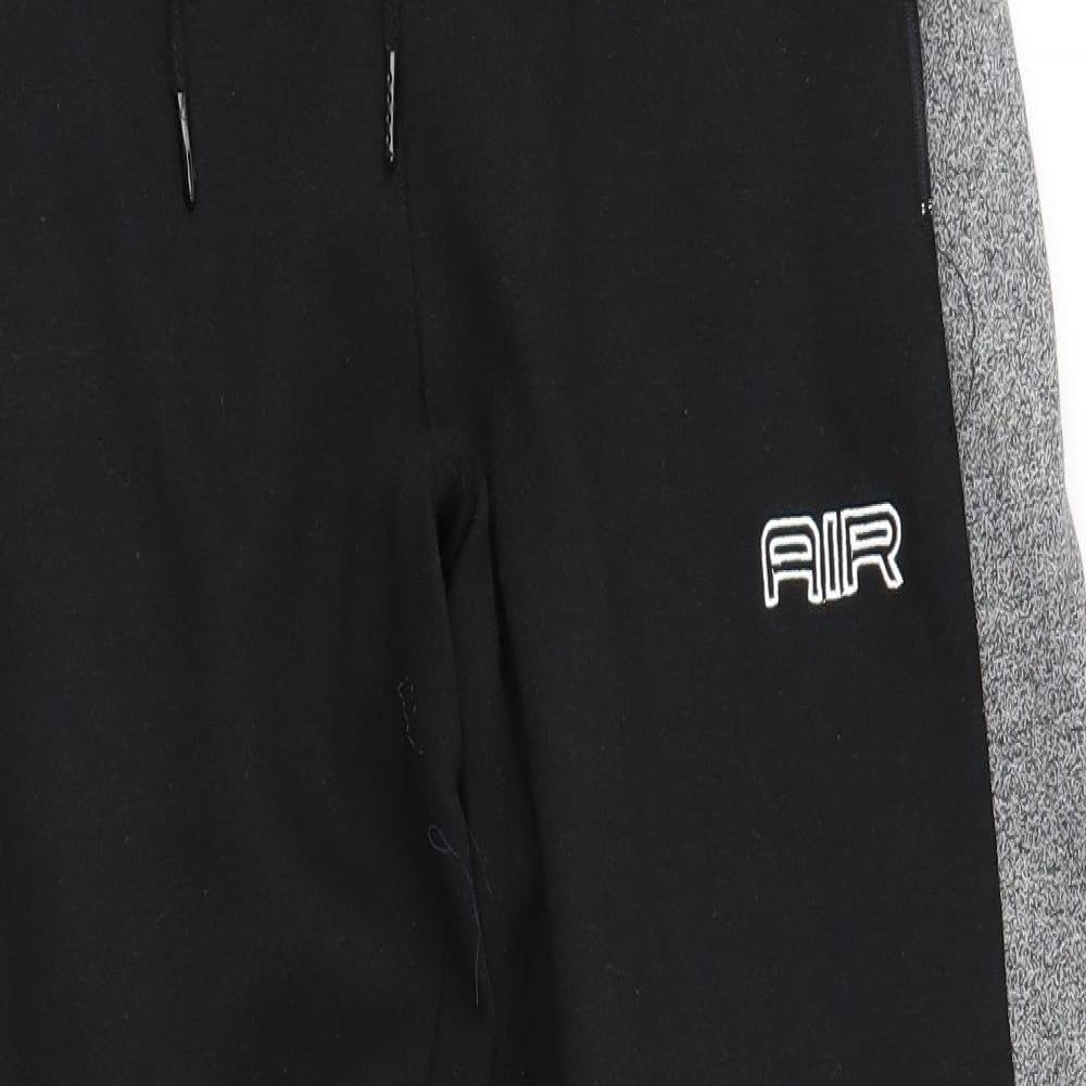 Air Mens Black   Jogger Trousers Size M L30 in