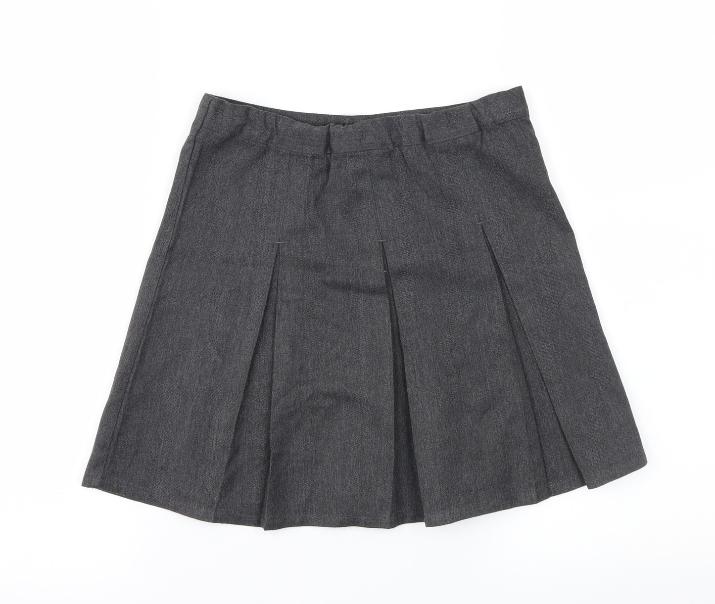 Preworn Girls Grey   Pleated Skirt