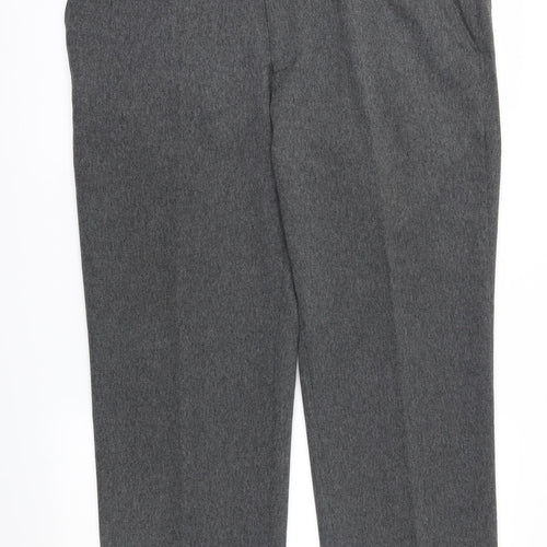 F&F Mens Grey Herringbone  Trousers  Size 38 L29 in