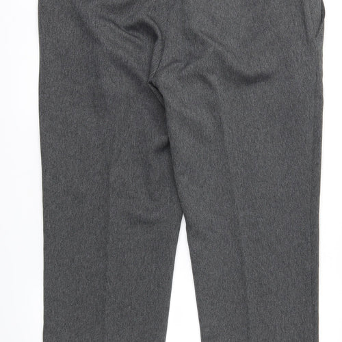 F&F Mens Grey Herringbone  Trousers  Size 38 L29 in