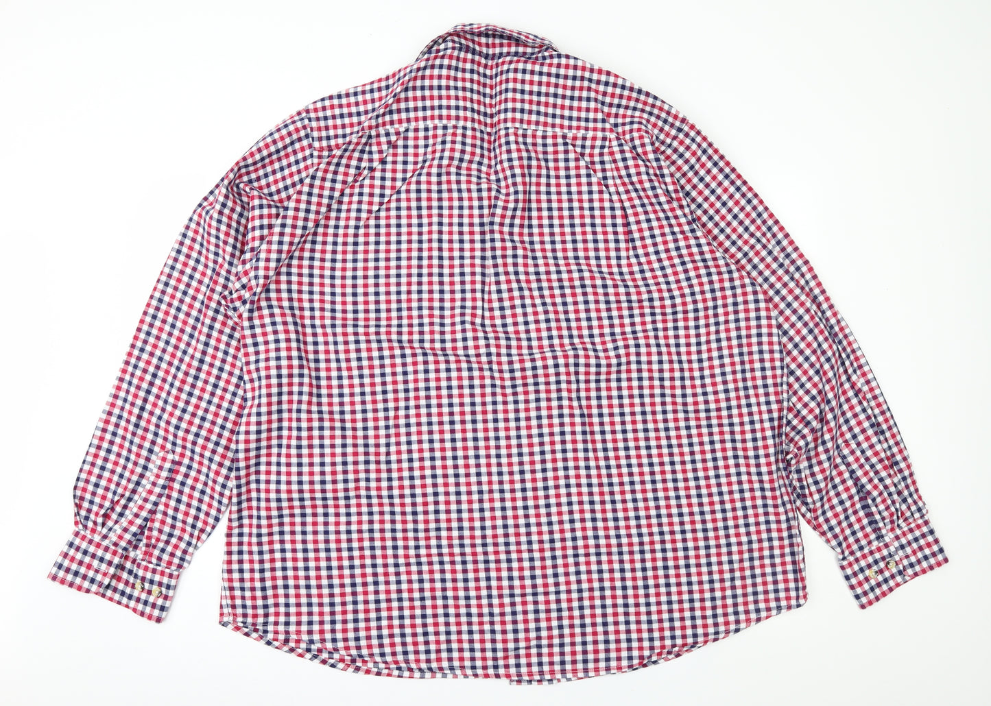 Rydale Mens Red Check   Button-Up Size 3XL