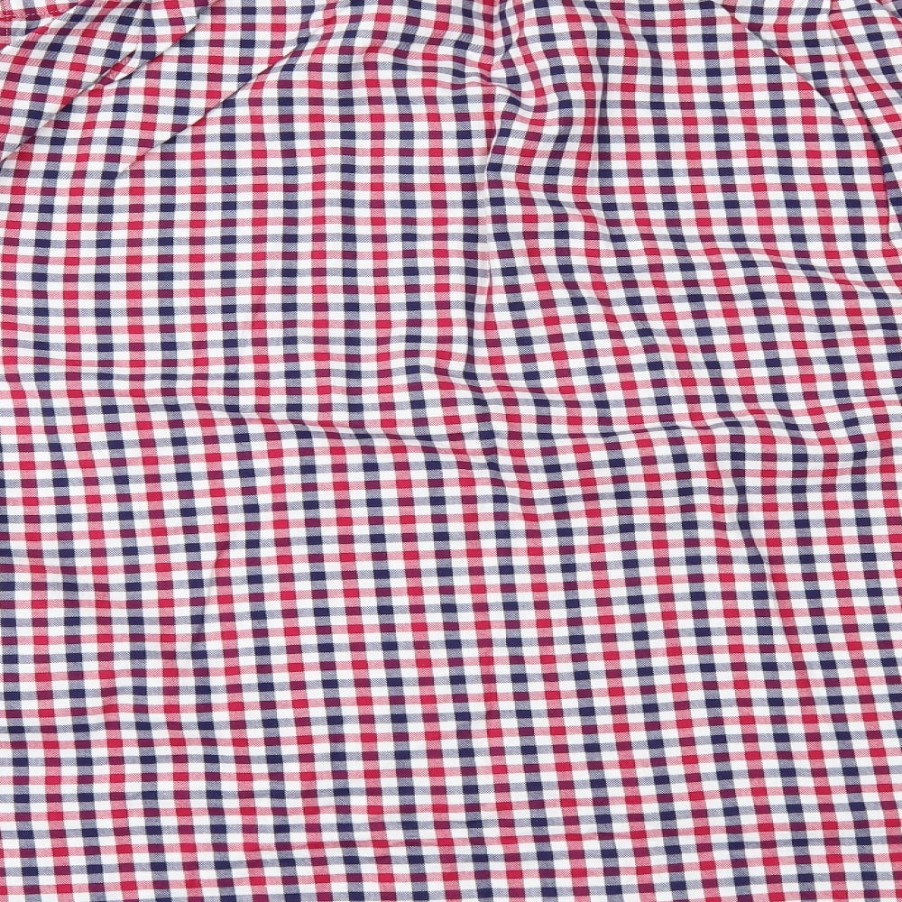 Rydale Mens Red Check   Button-Up Size 3XL