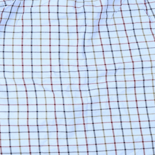 Rydale Mens Blue Check   Button-Up Size 4XL