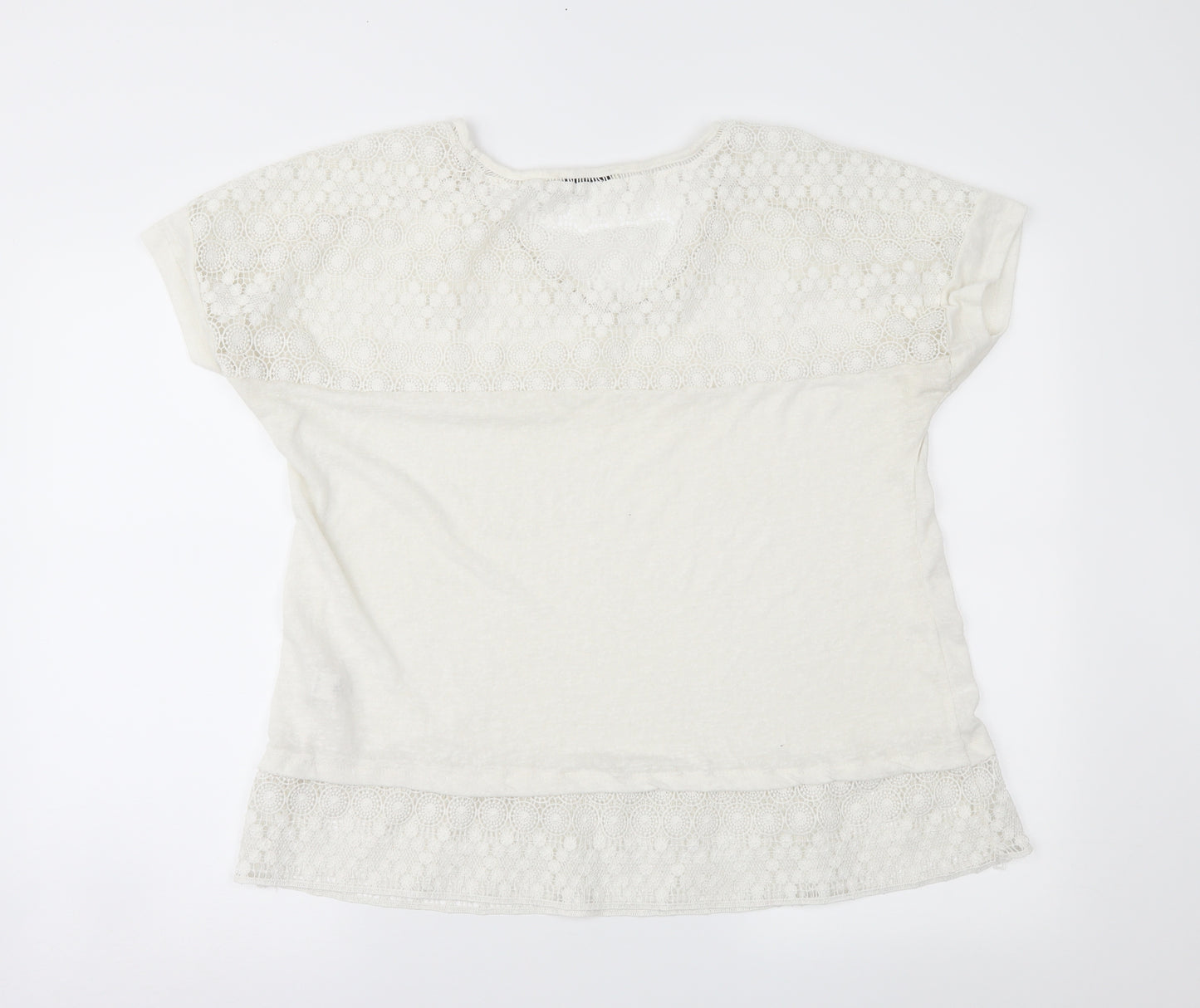 George Womens Ivory   Basic Blouse Size 18