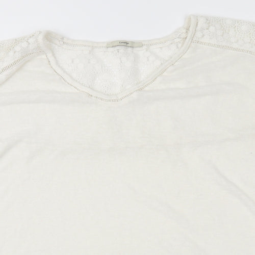 George Womens Ivory   Basic Blouse Size 18