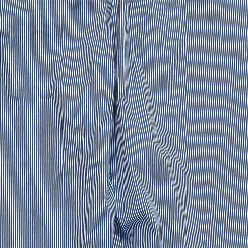 F&F Womens Blue Striped  Chino Trousers Size 18 L27 in