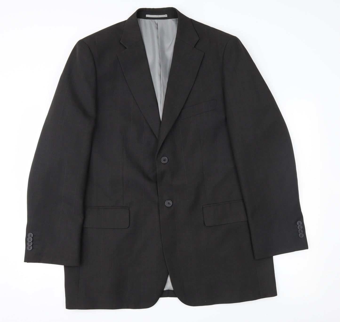 Hans Kelven Mens Grey   Jacket Suit Jacket Size 44