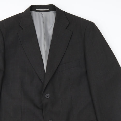 Hans Kelven Mens Grey   Jacket Suit Jacket Size 44