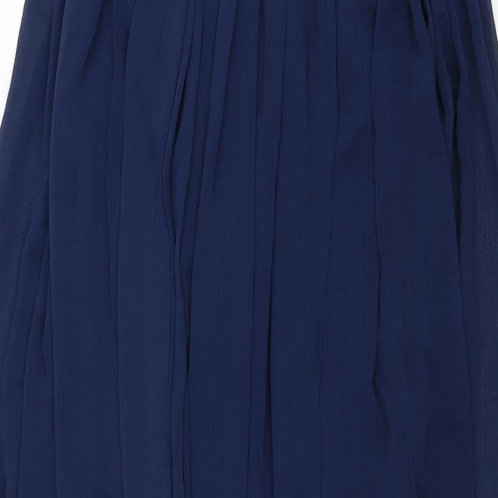 Preworn Womens Blue   Swing Skirt One Size