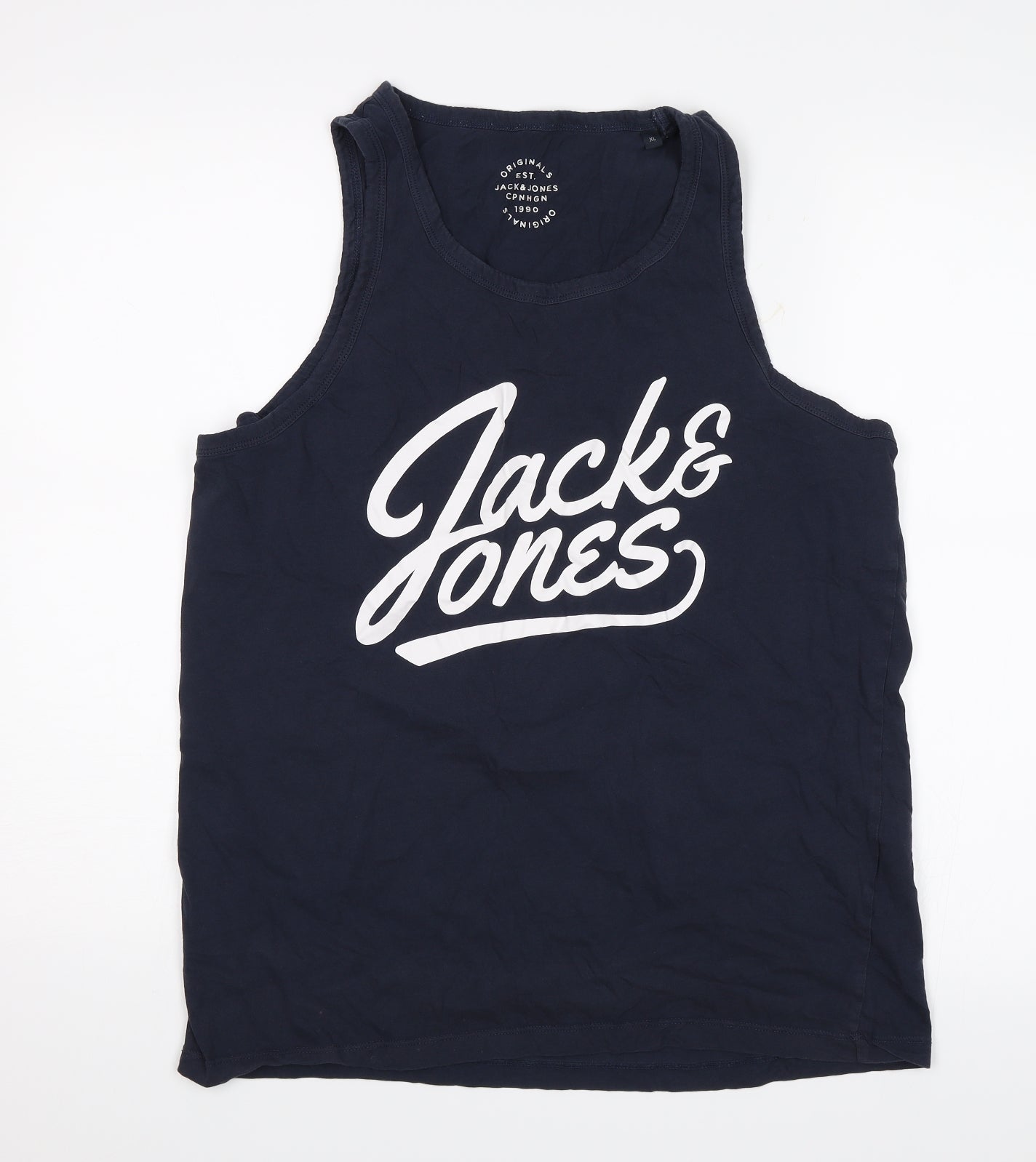 JACK & JONES Womens Blue   Basic Tank Size XL