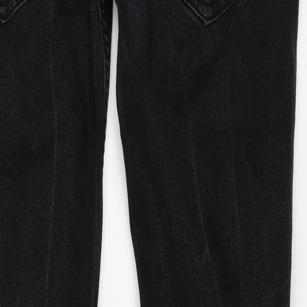 Denim & Co. Womens Black  Denim Skinny Jeans Size 10 L27 in