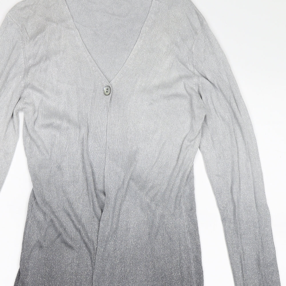 Dorothy Perkins Womens Grey   Cardigan Jumper Size 14