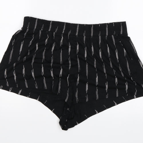 H&M Womens Black   Hot Pants Shorts Size M