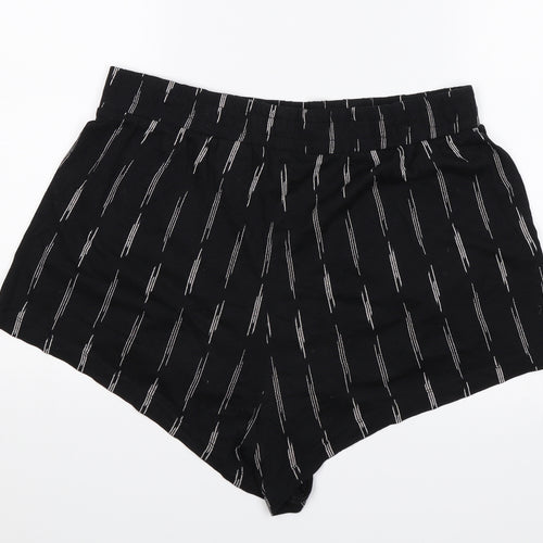 H&M Womens Black   Hot Pants Shorts Size M