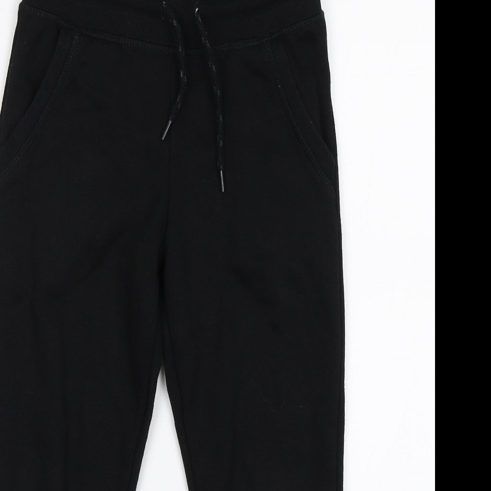 Primark Boys Black   Sweatpants Trousers Size 5-6 Years