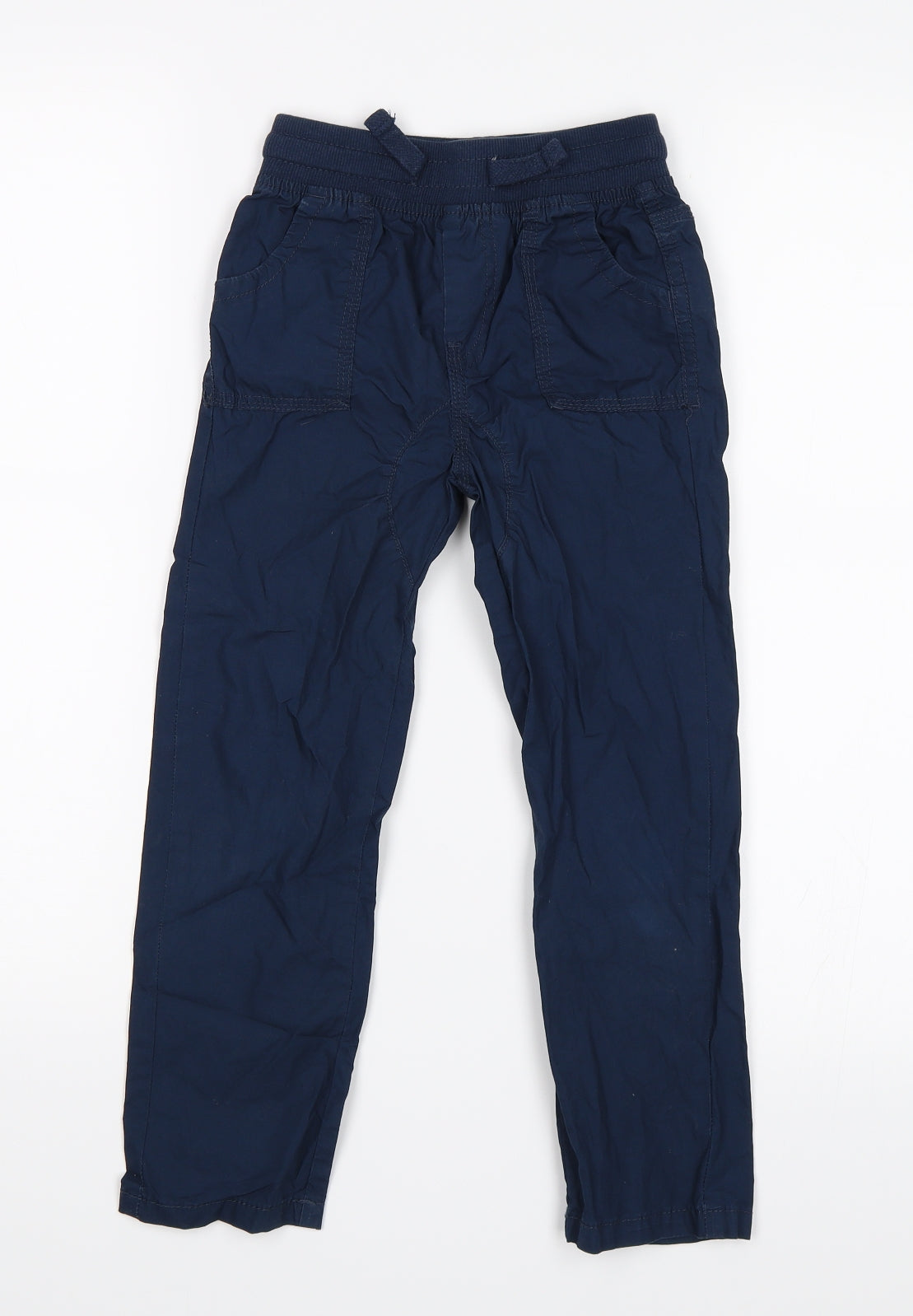 Preowrn Boys Blue   Jogger Trousers Size 5-6 Years