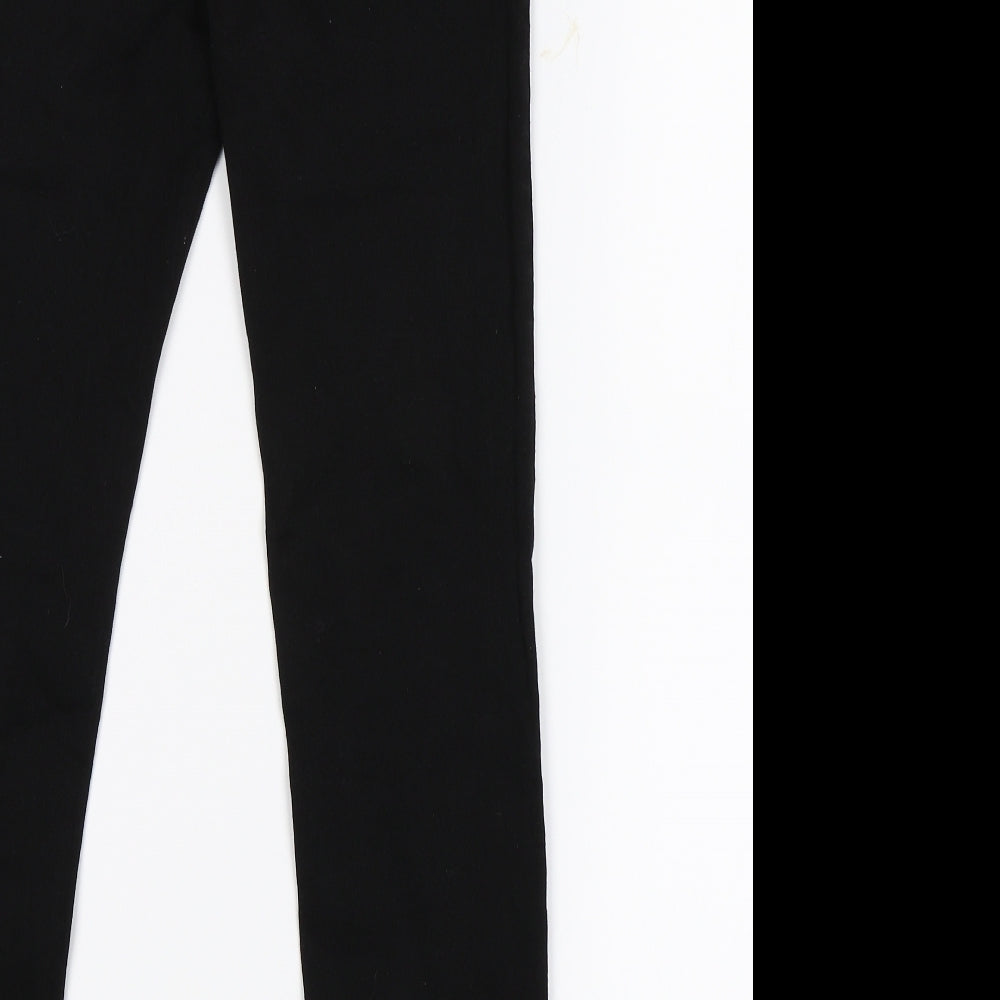 M&S Girls Black   Skinny Jeans Size 8-9 Years
