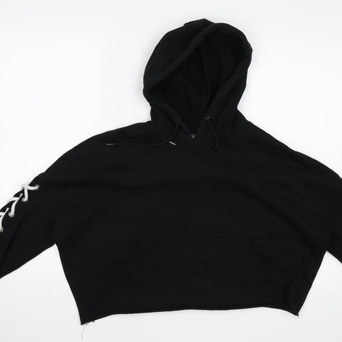 Primark Womens Black   Pullover Jumper Size 10  - Cropped