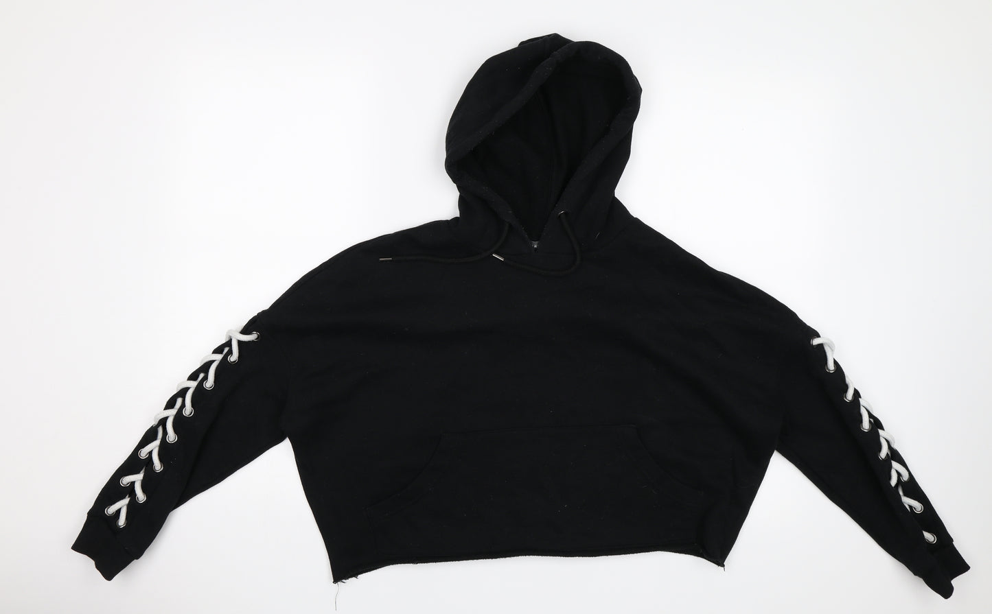 Primark Womens Black   Pullover Jumper Size 10  - Cropped