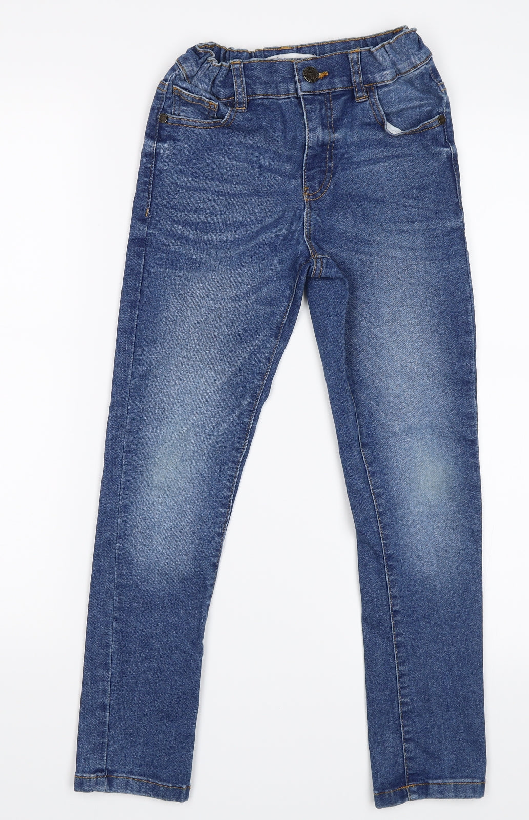 M&S Girls Blue   Skinny Jeans Size 8-9 Years